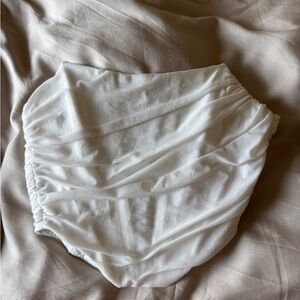 White Corset crop top
